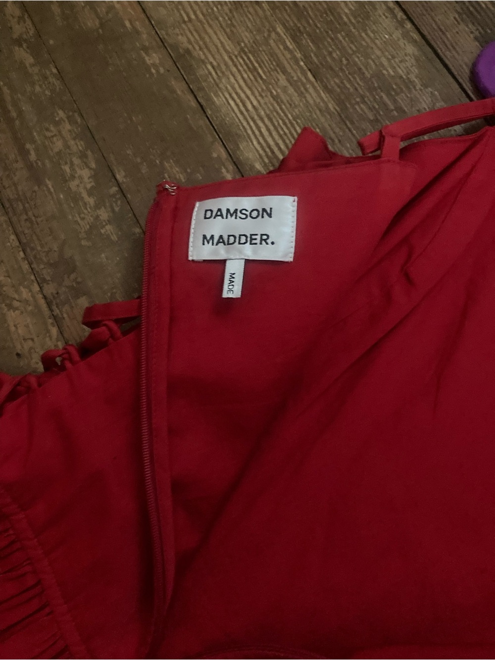 Angelina Midi Dress in Red - Picture 11 of 14